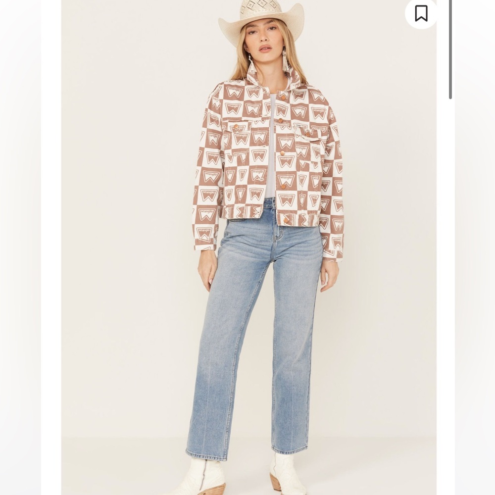 Women's Printed Western Shacket - Beige Pattern